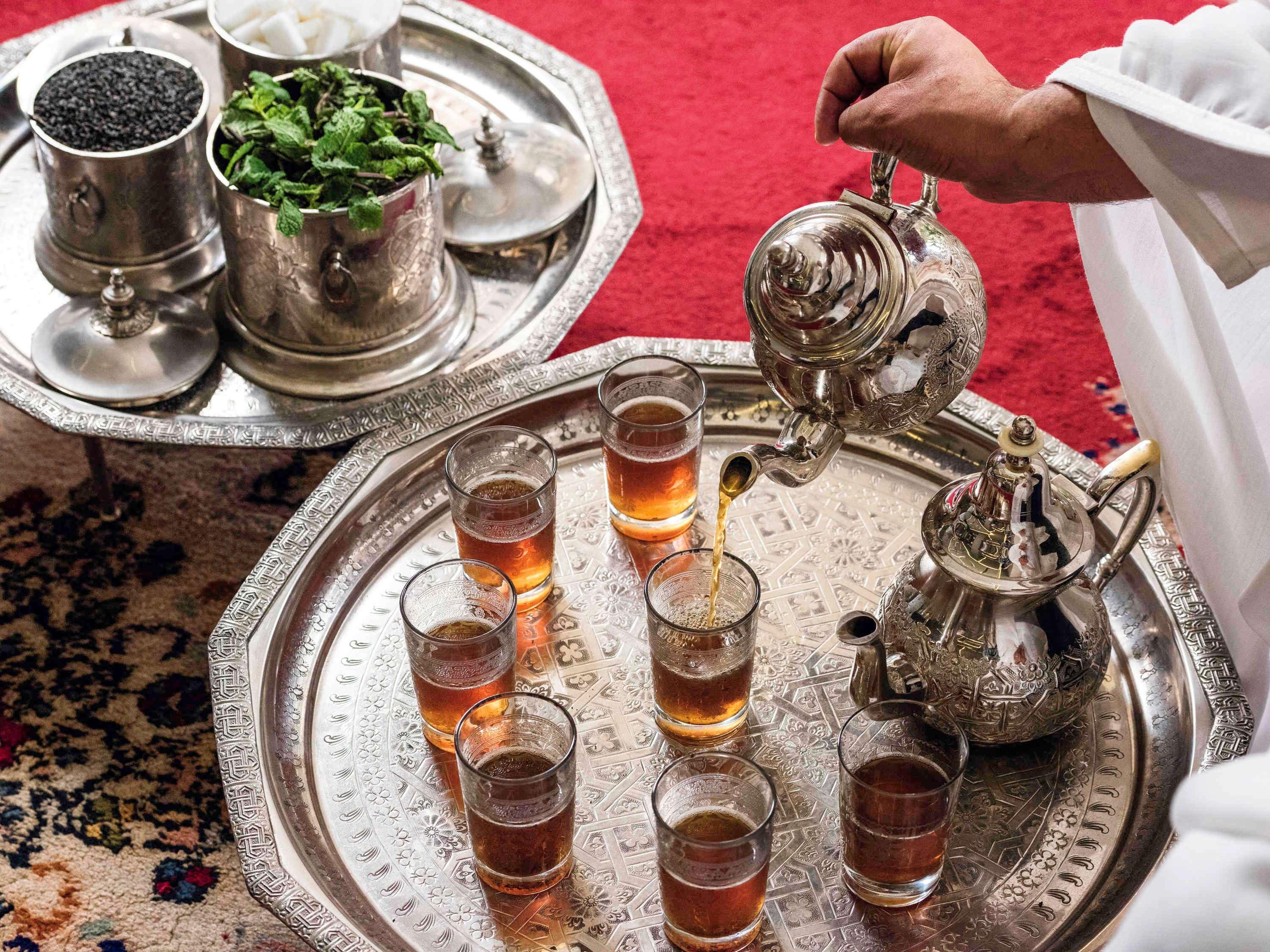 Moevenpick Hotel & Casino Malabata Tanger מראה חיצוני תמונה Moroccan mint tea