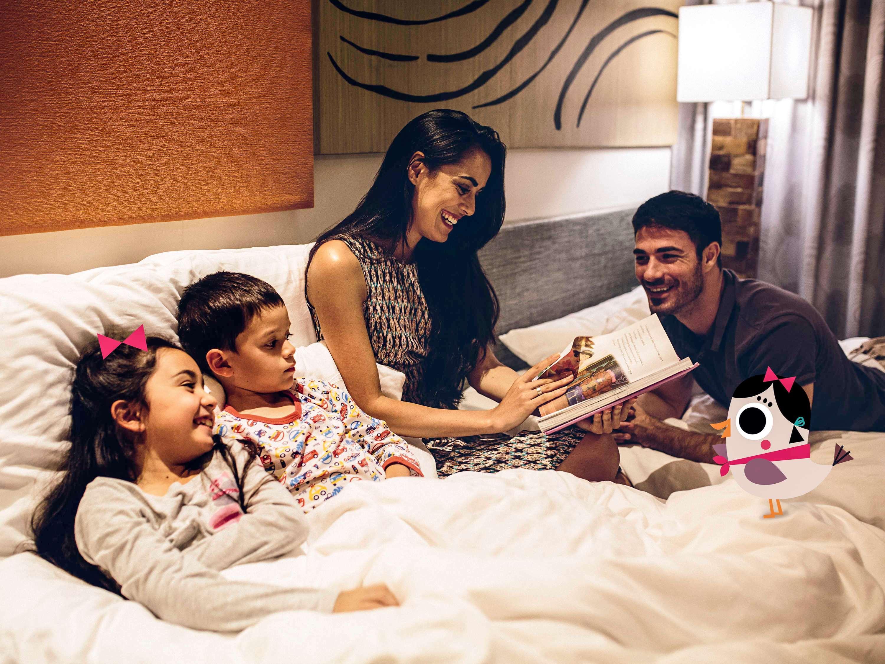 Moevenpick Hotel & Casino Malabata Tanger מראה חיצוני תמונה Family at the hotel